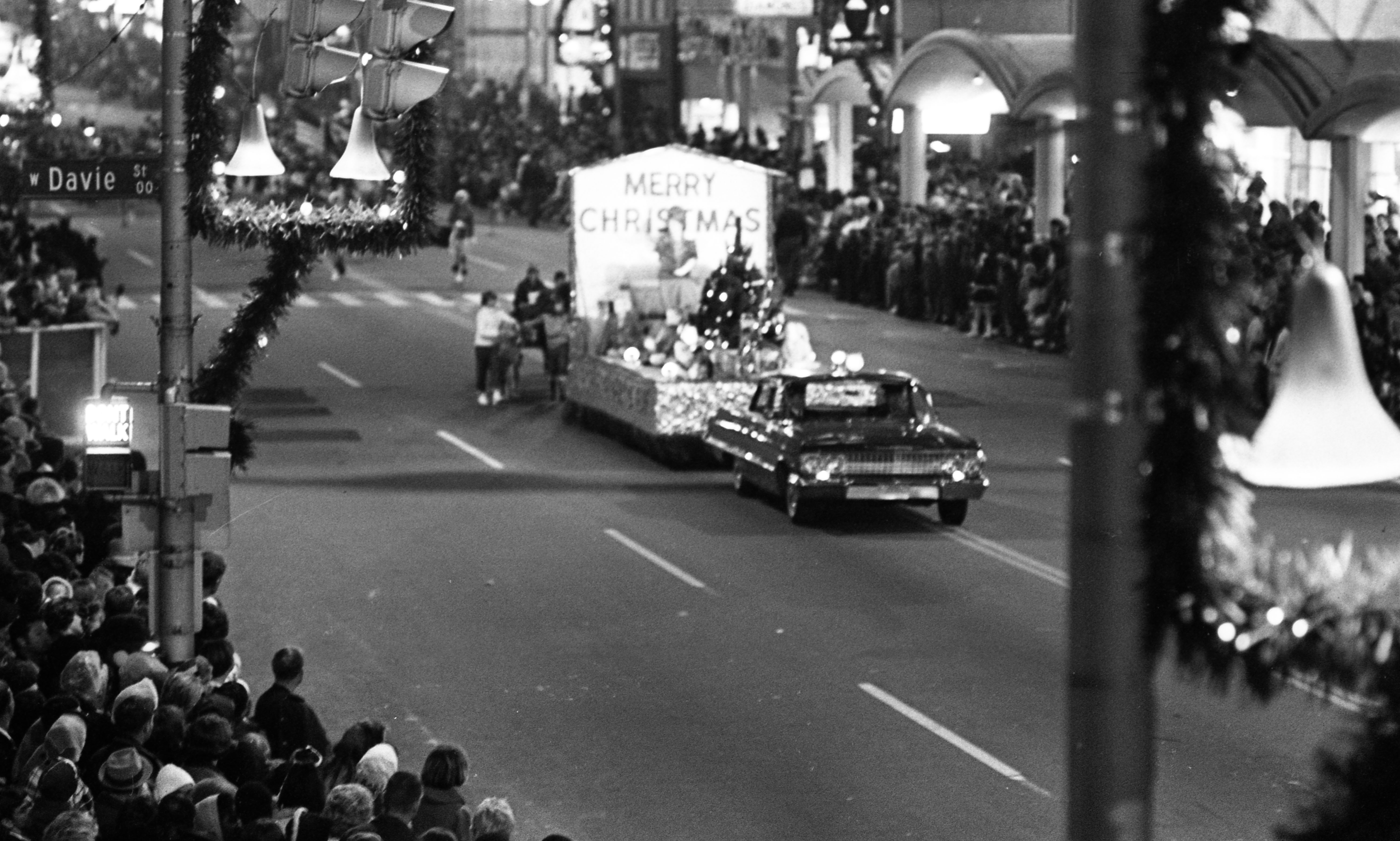 Raleigh Christmas Parade in 1969