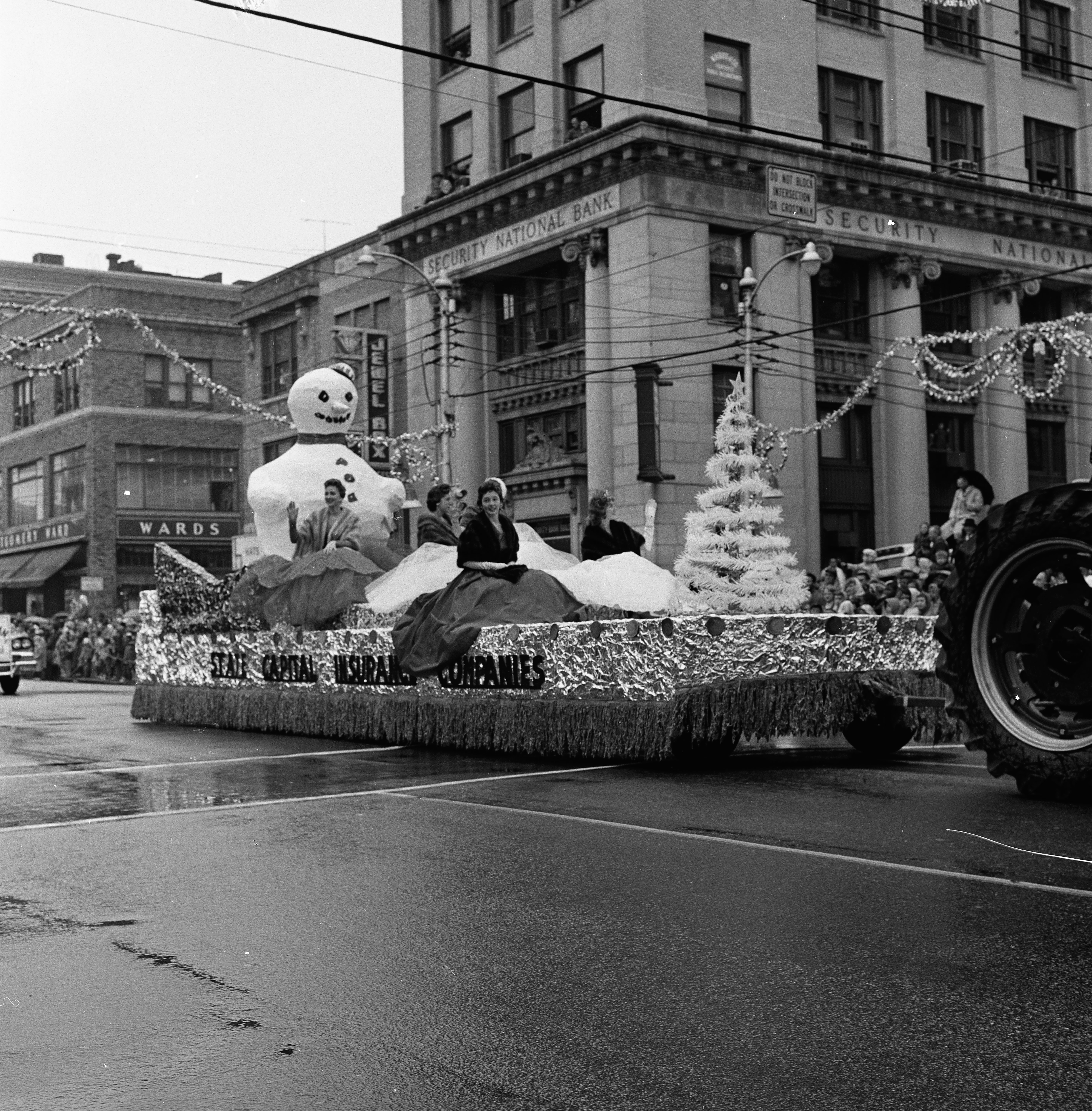 Raleigh Christmas Parade in 1959